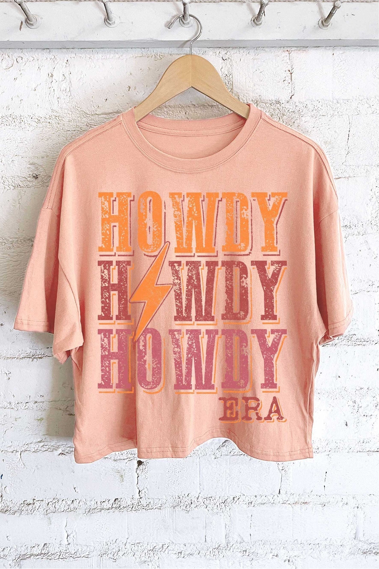 HOWDY LONG CROP TOP: NATURAL
