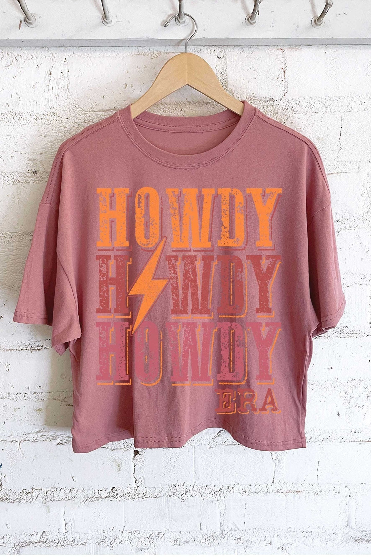 HOWDY LONG CROP TOP: NATURAL