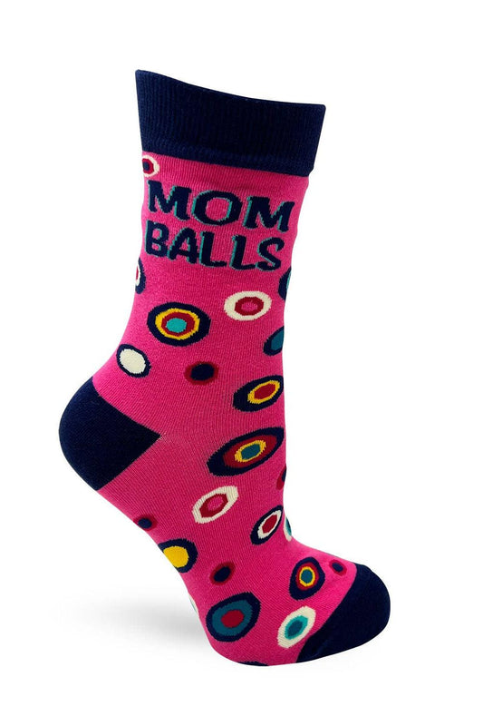 Mom Balls Ladies' Crew Sock