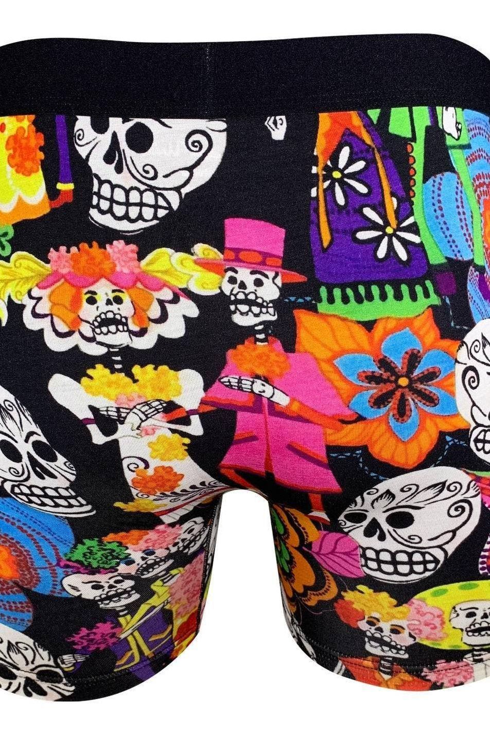 Men's Day Of The Dead Underwear: Medium (Size 32-34)
