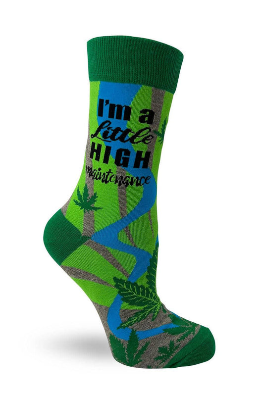"I'm a Little High Maintenance" Women's Socks