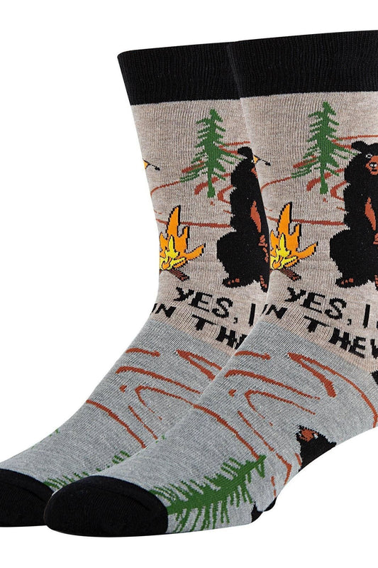 Bear Needs | Men's Funny Saying Crew Socks 23005