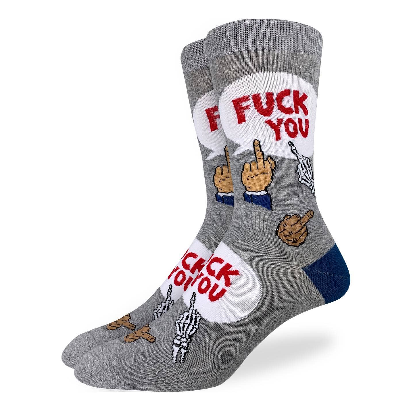 Men's Fuck You Socks: Shoe Size 7-12