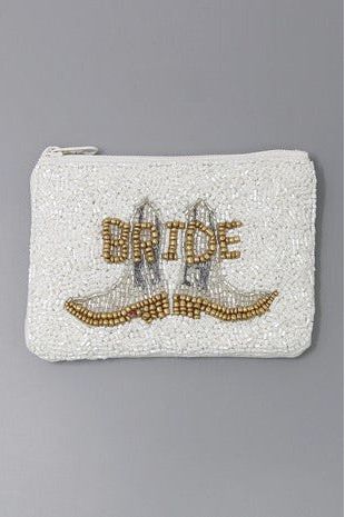 SEED BEAD HANDMADE BEADED ZIPPER COIN BAGS