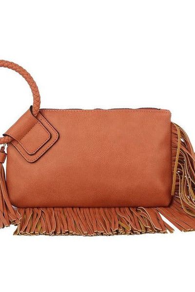 FRINGE WRISTLET PURSE ~ 13 COLORS, 0378