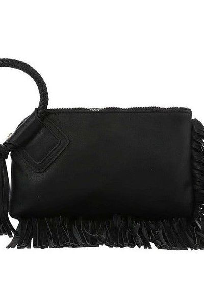 FRINGE WRISTLET PURSE ~ 13 COLORS, 0378
