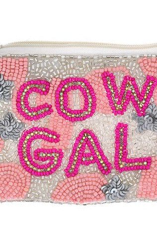 SEED BEAD HANDMADE BEADED ZIPPER COIN BAGS