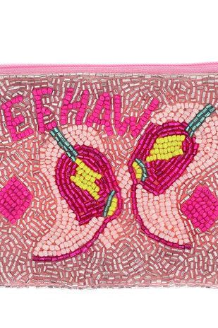 SEED BEAD HANDMADE BEADED ZIPPER COIN BAGS