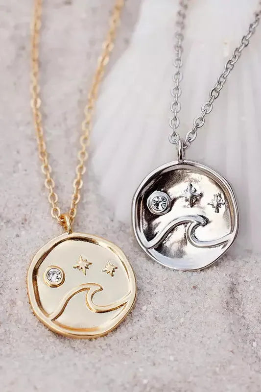 Pura vida coin necklace top