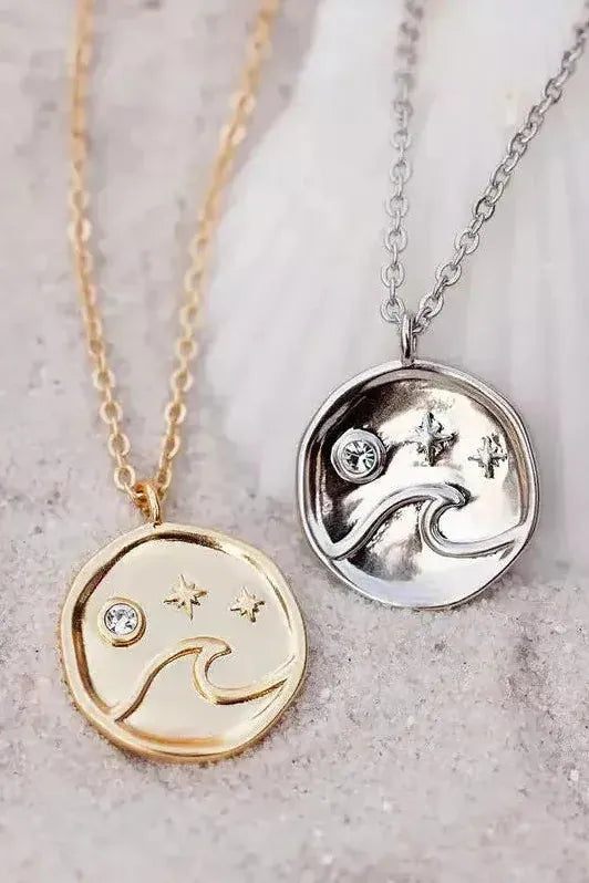 PURA VIDA NECKLACE, WAVE in Silver x – The Velvet Angel