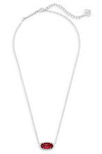 KENDRA SCOTT ELISA SHORT PENDANT NECKLACE, RHODIUM