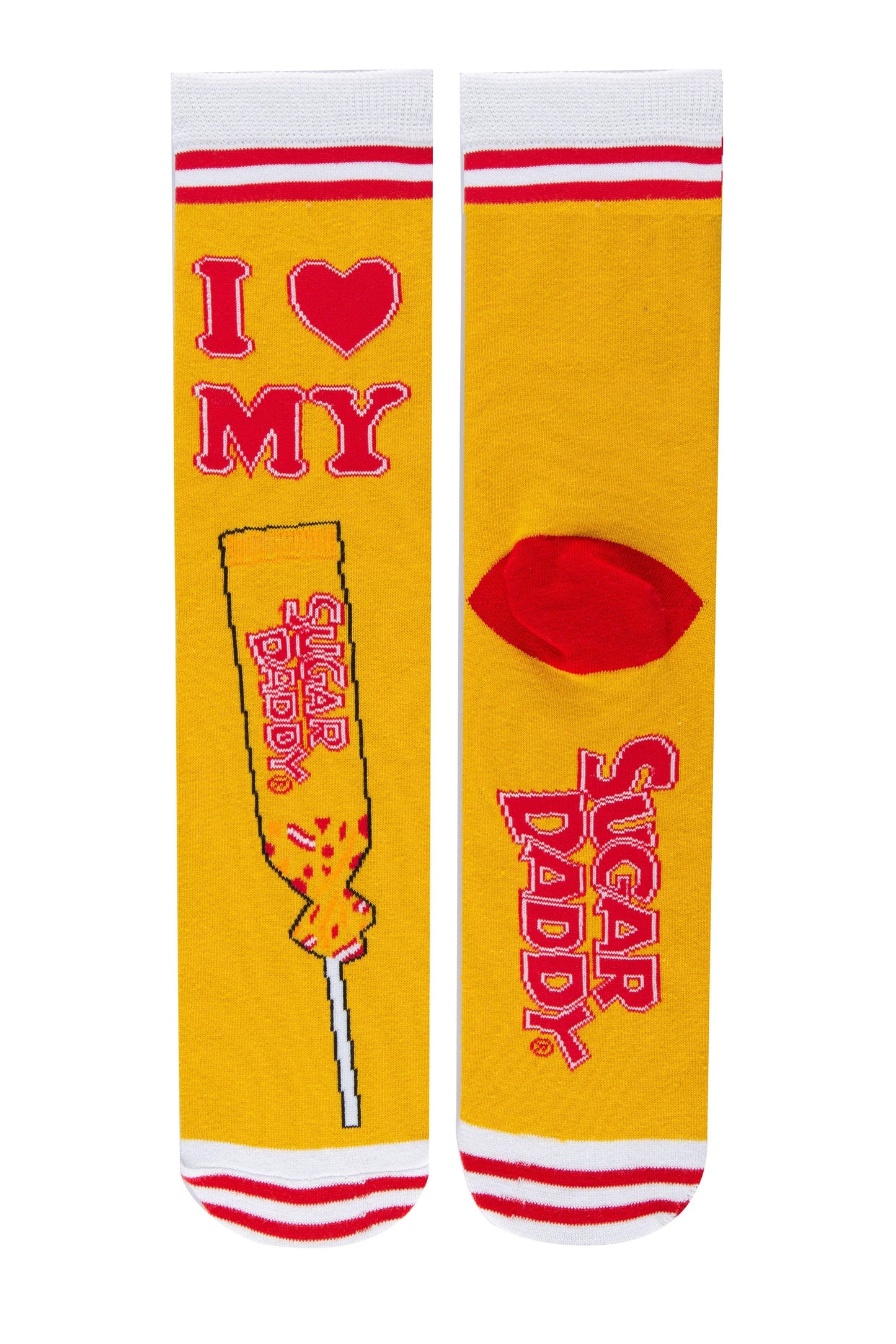 X I Love My Sugar | Women's Funny Crew Socks