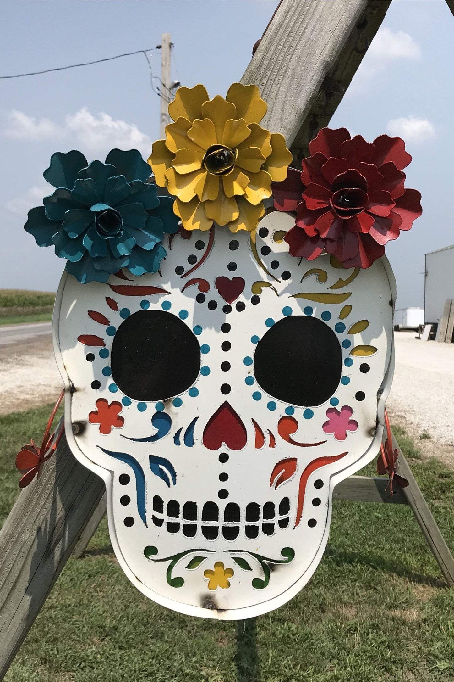 MADINA the METAL Day of the Dead Skull