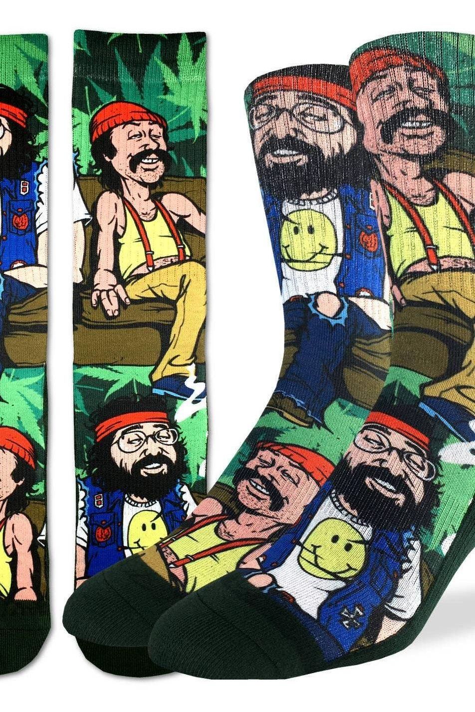 Men's Cheech & Chong on Couch Socks