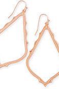 KENDRA SCOTT SOPHEE EARRINGS ~ Rosegold