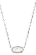 KENDRA SCOTT ELISA NECKLACE RHODIUM