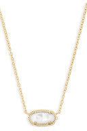 KENDRA SCOTT ELISA SHORT PENDANT NECKLACE in GOLD