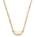 KENDRA SCOTT FERN NECKLACE