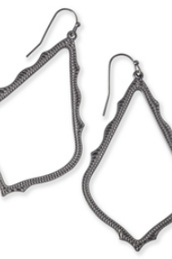 KENDRA SCOTT SOPHEE EARRINGS ~ Gunmetal