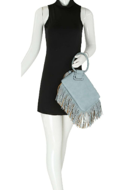FRINGE WRISTLET PURSE ~ 13 COLORS, 0378
