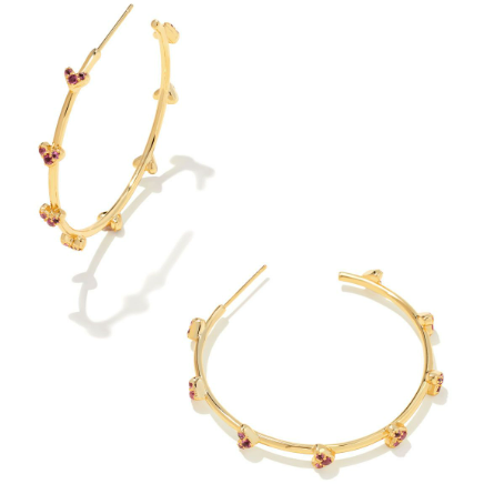 KENDRA SCOTT HAVEN HEART COLLECTION in GOLD PINK