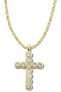KENDRA SCOTT CROSS PENDANT NECKLACE ~ 2 COLORS