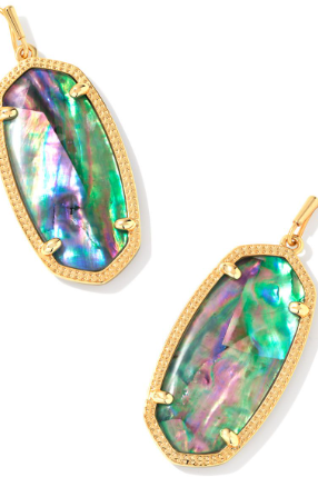 KENDRA SCOTT ELLE DROP EARRINGS in GOLD