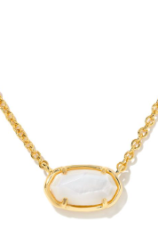 KENDRA SCOTT GRAYSON SHORT PENDANT NECKLACE in GOLD