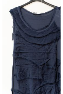 MADE IN ITALY LONG SILK RUFFLE DRESS 2031