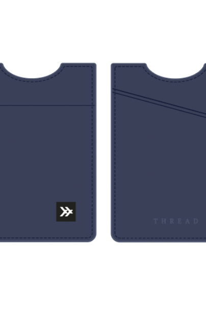 THREAD VERTICAL WALLET NAVY