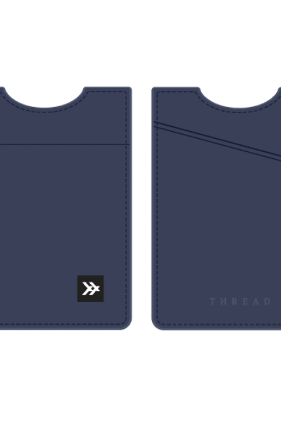 THREAD VERTICAL WALLET NAVY