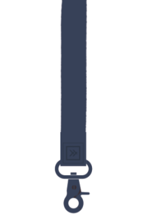 THREAD WRIST LANYARD NAVY