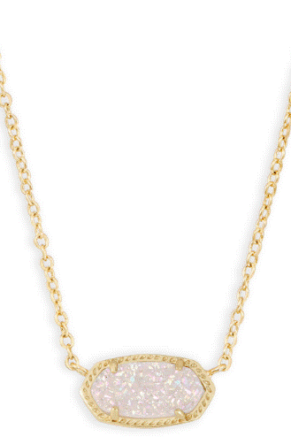 KENDRA SCOTT ELISA SHORT PENDANT NECKLACE in GOLD