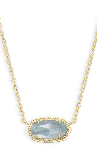 KENDRA SCOTT ELISA SHORT PENDANT NECKLACE in GOLD