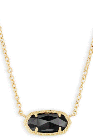 KENDRA SCOTT ELISA SHORT PENDANT NECKLACE in GOLD