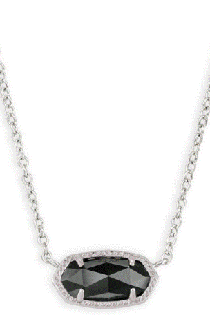KENDRA SCOTT ELISA NECKLACE RHODIUM