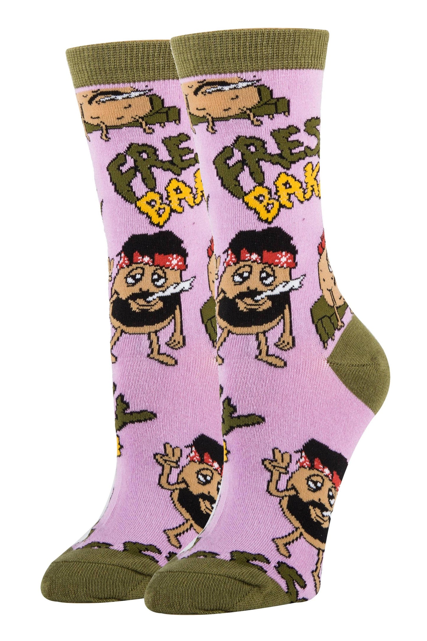 Freshly Baked | Women's Cotton Crew Funny Socks