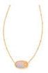 KENDRA SCOTT ELISA SHORT PENDANT NECKLACE in GOLD