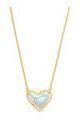 KENDRA SCOTT ARI HEART SHORT PENDANT ~ Gold NECKLACES