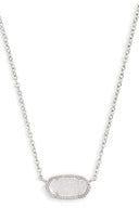 KENDRA SCOTT ELISA NECKLACE RHODIUM
