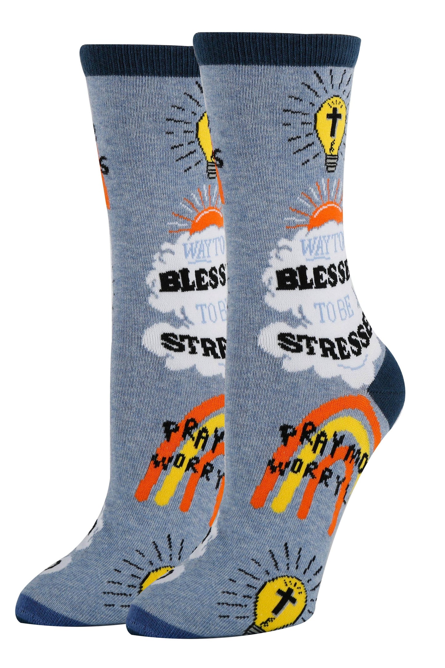 Too Blessed | Women's Funny Novelty Crew Socks