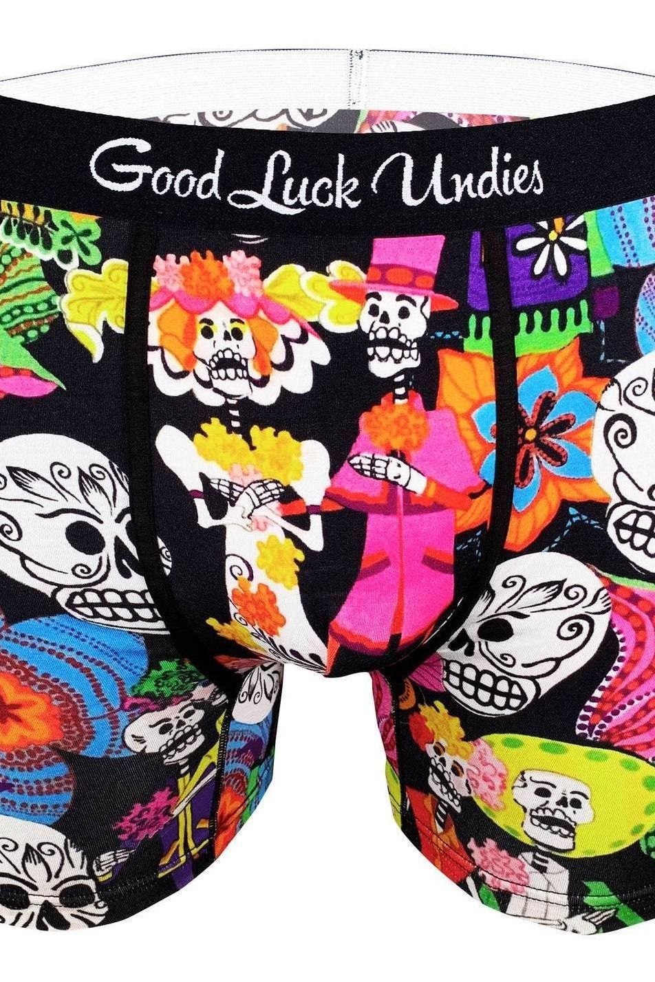 Men's Day Of The Dead Underwear: XLarge (Size 38-40)