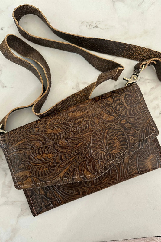 KEEP IT GYPSY CROSSBODY HIDE BAG