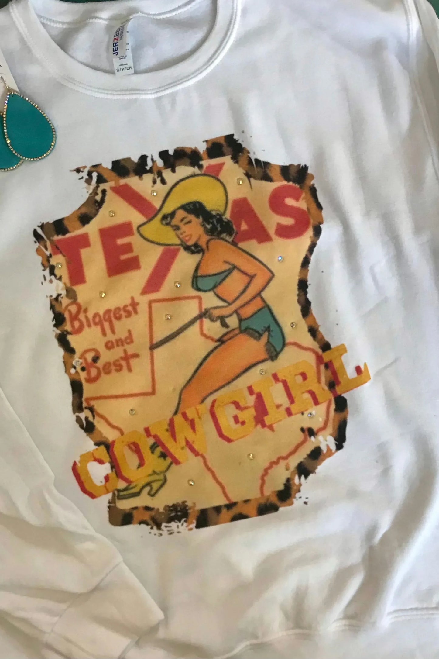 JC TEXAS COWGIRL LONG SLEEVE TEE