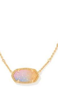 KENDRA SCOTT ELISA SHORT PENDANT NECKLACE in GOLD