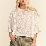 ALMA TOP in CREAM 42536