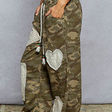 *POL CAMILA TERRY CAMO PANT P50A