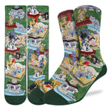 MEN’S SOCKS Cats Pooping Size 8-13