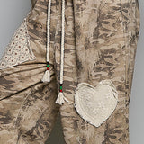 *POL CAMILA TERRY CAMO PANT P50A