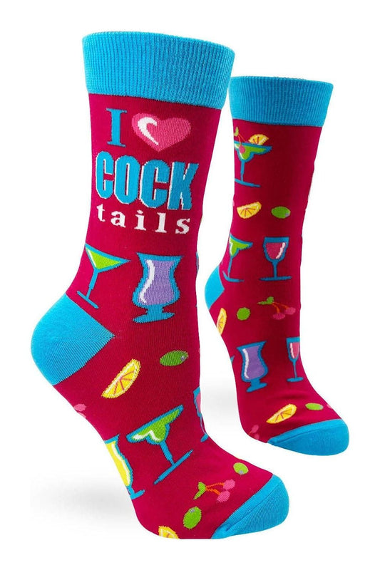 I Love Cocktails Women's Crew Socks
